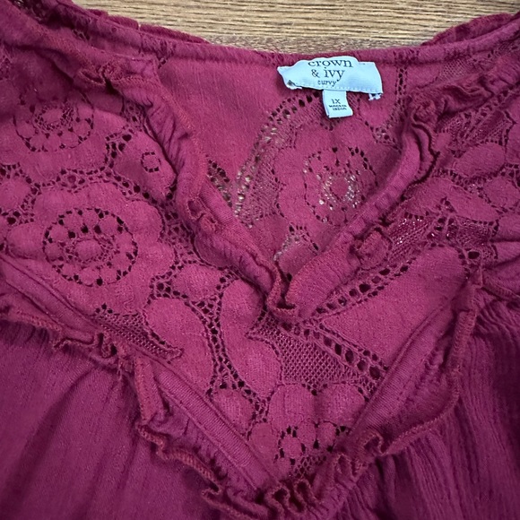 Burgundy maroon crown & Ivy plus 1x peasant top - Picture 5 of 5
